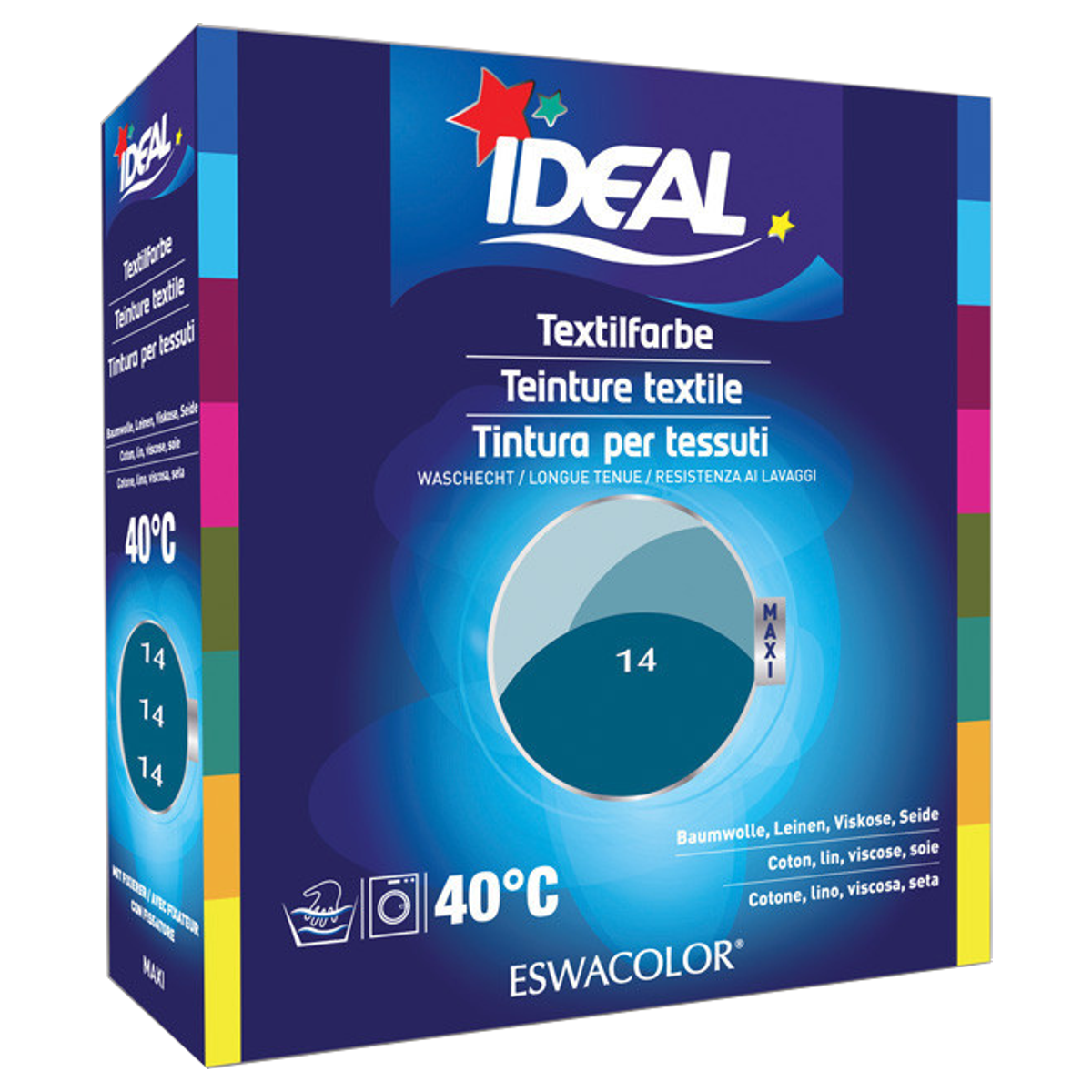 IDEAL MAXI Baumwolle Color No14 petrol