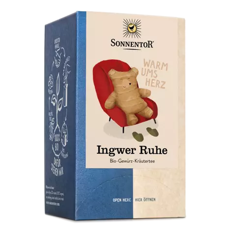 Sonnentor Ingwer Ruhe Tee Beutel 18 Stück Sonnentor Ingwer Ruhe Tee Beutel 18 Stück