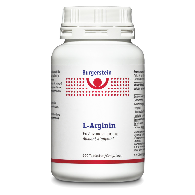 Burgerstein L-Arginin Tabl 100 Stück Burgerstein L-Arginin Tabl 100 Stück