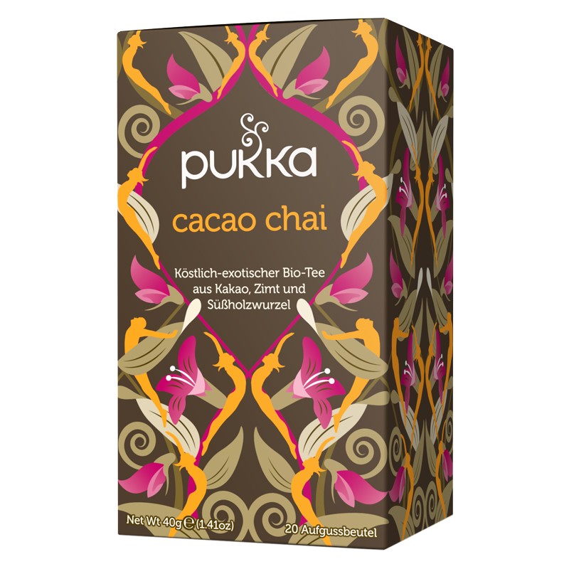 PUKKA Cacao Chai Tee Bio 20 Beutel PUKKA Cacao Chai Tee Bio 20 Beutel