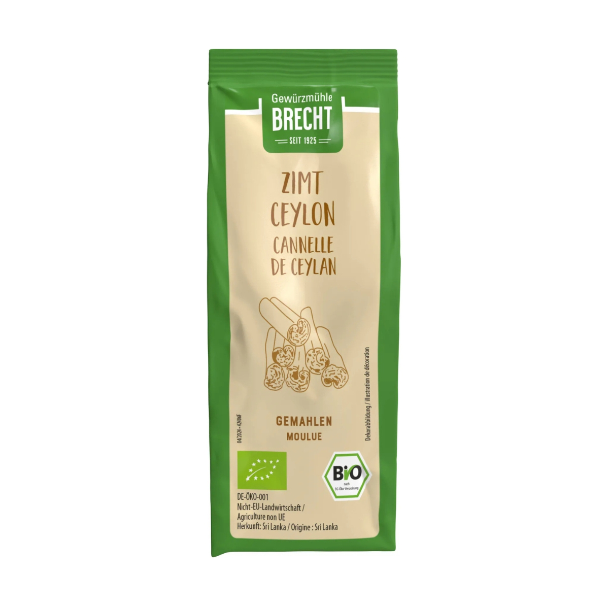 Image of Brecht Zimt Ceylon gemahlen Bio Beutel 45 g