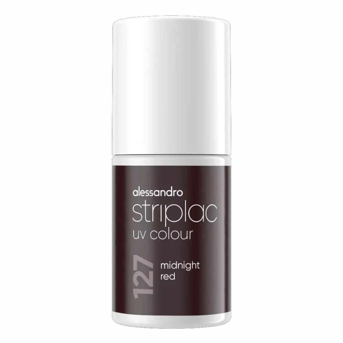 Image of Alessandro Striplac UV Colour 127 Midnight Red 6.5 ml