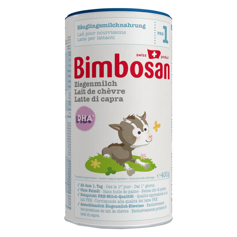 Bimbosan Ziegenmilch 1 Säugling Dose 400 g Bimbosan Ziegenmilch 1 Säugling Dose 400 g
