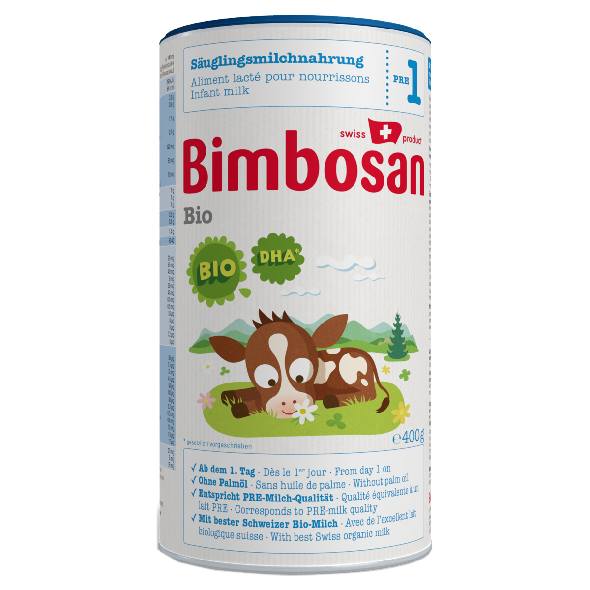 Bimbosan Bio 1 Säuglingsmilch Dose 400 g Bimbosan Bio 1 Säuglingsmilch Dose 400 g