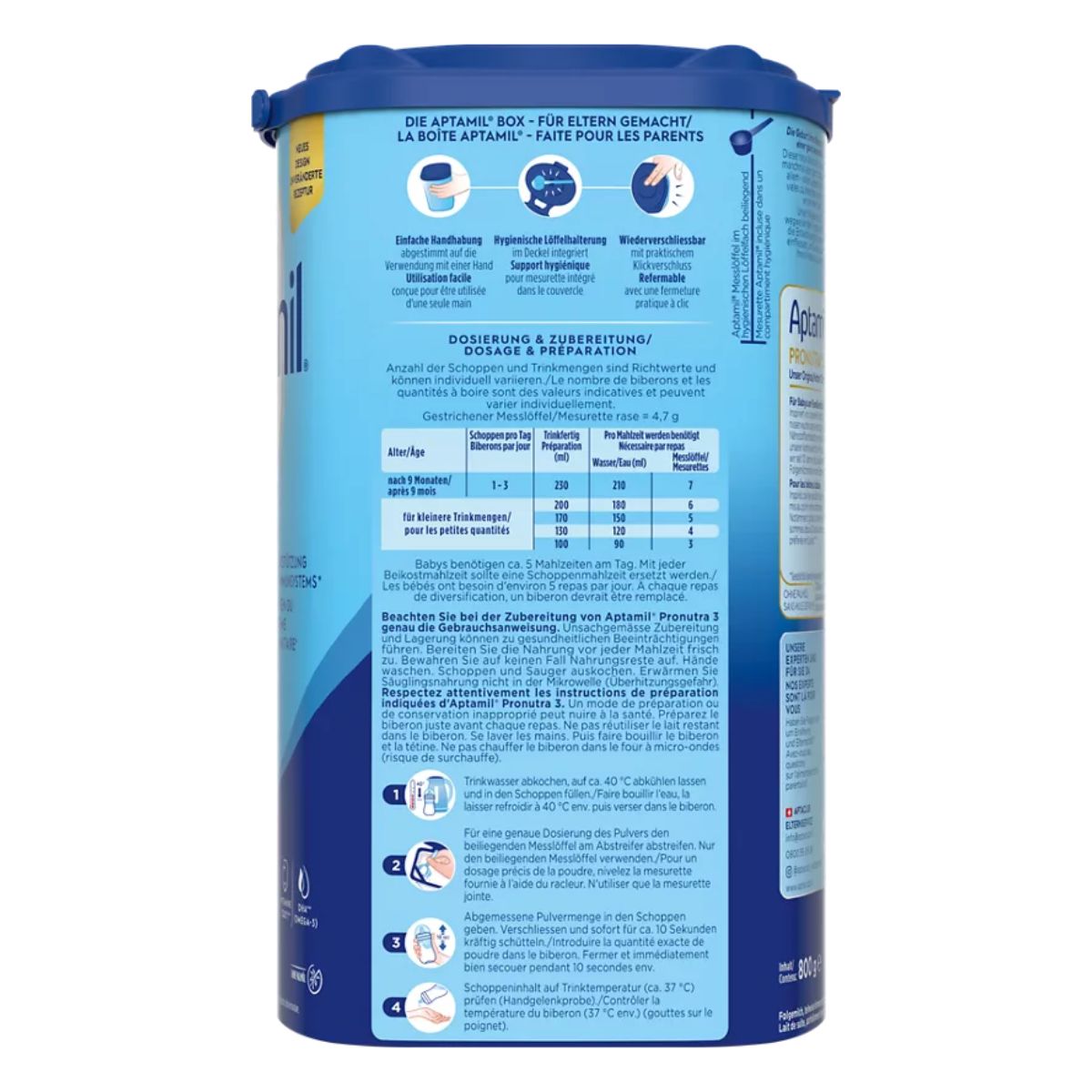 APTAMIL PRONUTRA 3 Ds 800 g