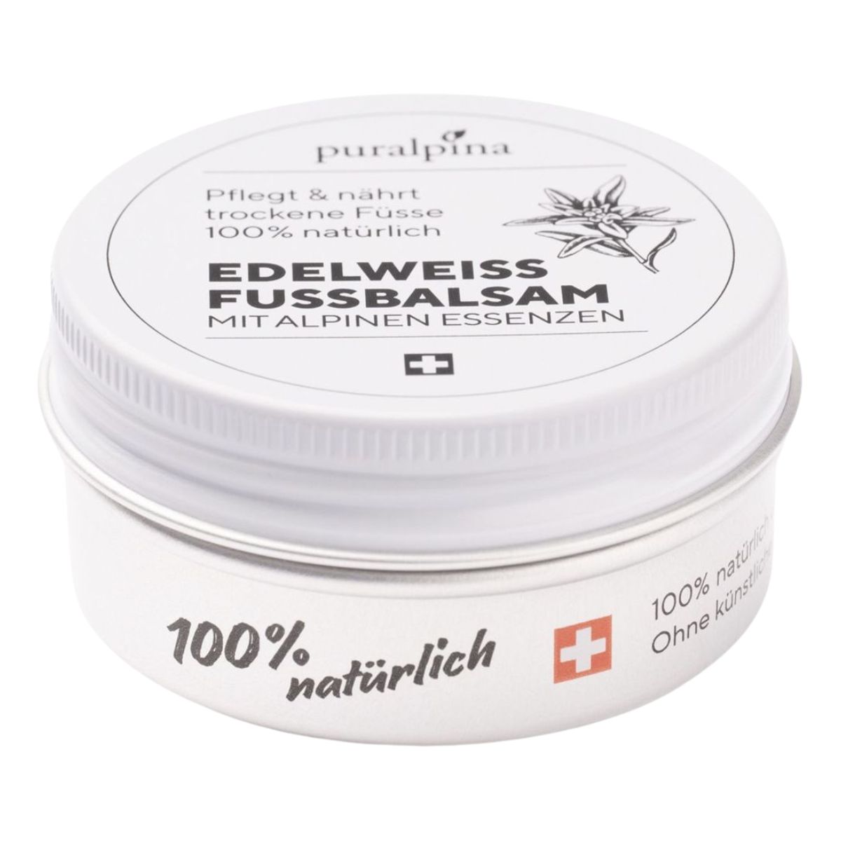 Puralpina Edelweiss Fussbalsam Topf 30 ml