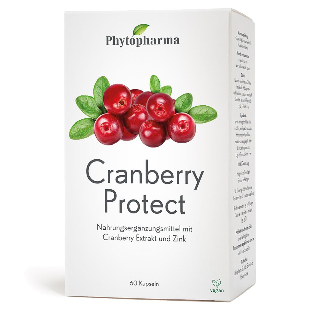 Phytopharma Cranberry Protect Kapseln 60 Stück Phytopharma Cranberry Protect Kapseln 60 Stück