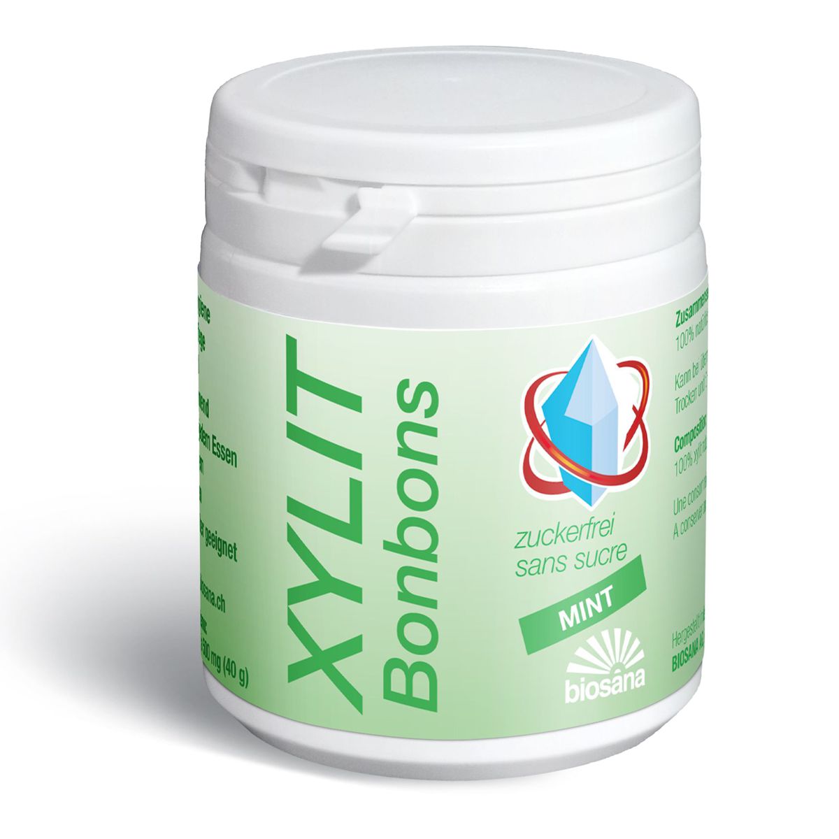 Biosana Xylit Bonbons Mint 80 Stück Biosana Xylit Bonbons Mint 80 Stück