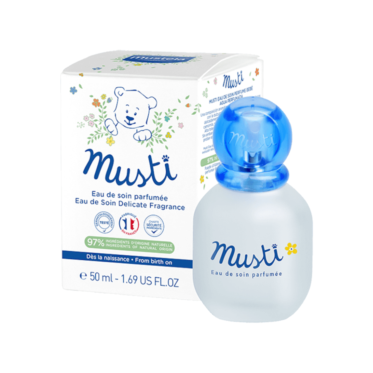 Mustela Musti Pflegewasser Parfüm 50ml Mustela Musti Pflegewasser Parfüm 50ml