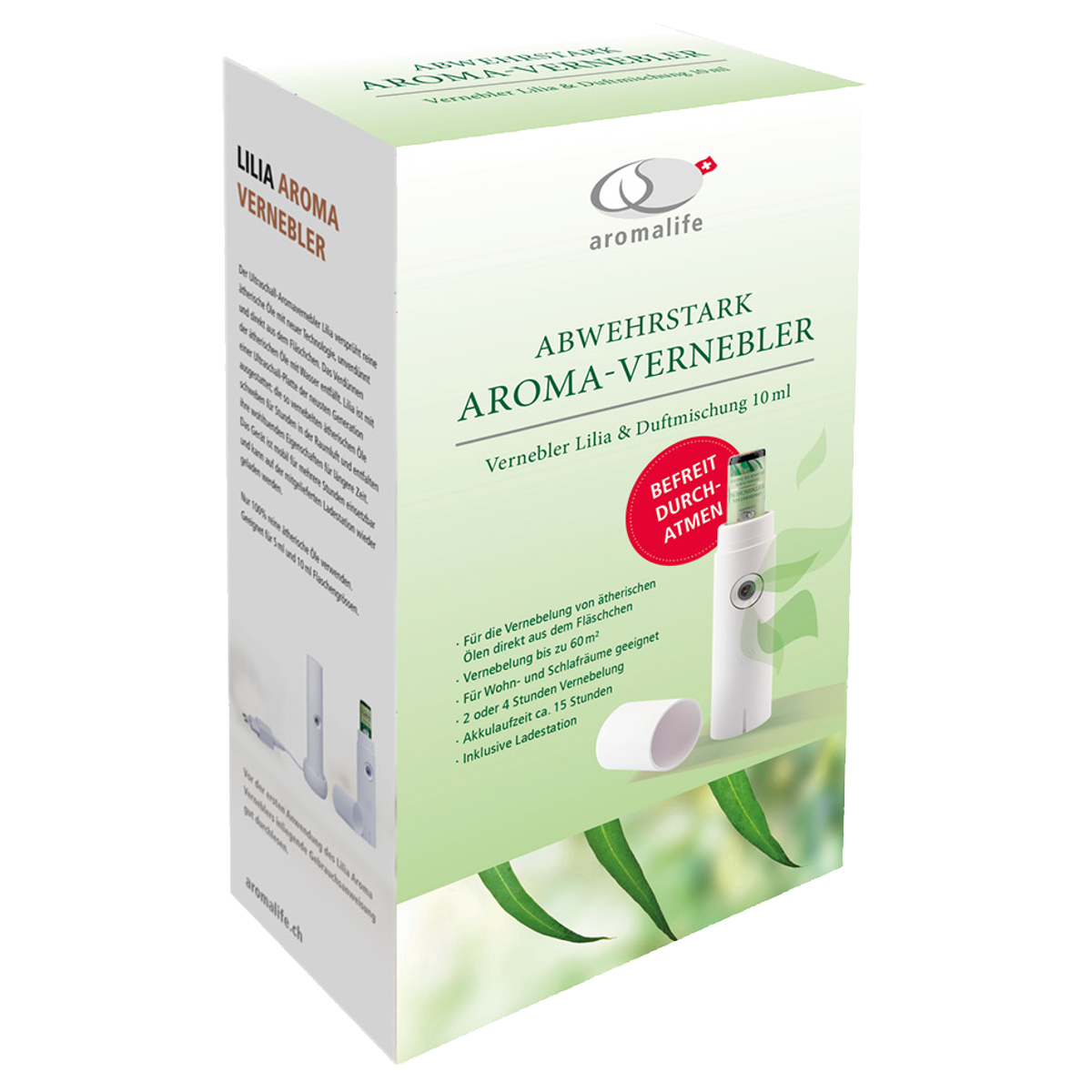Aromalife Abwehrstark Lilia Vernebler weiss