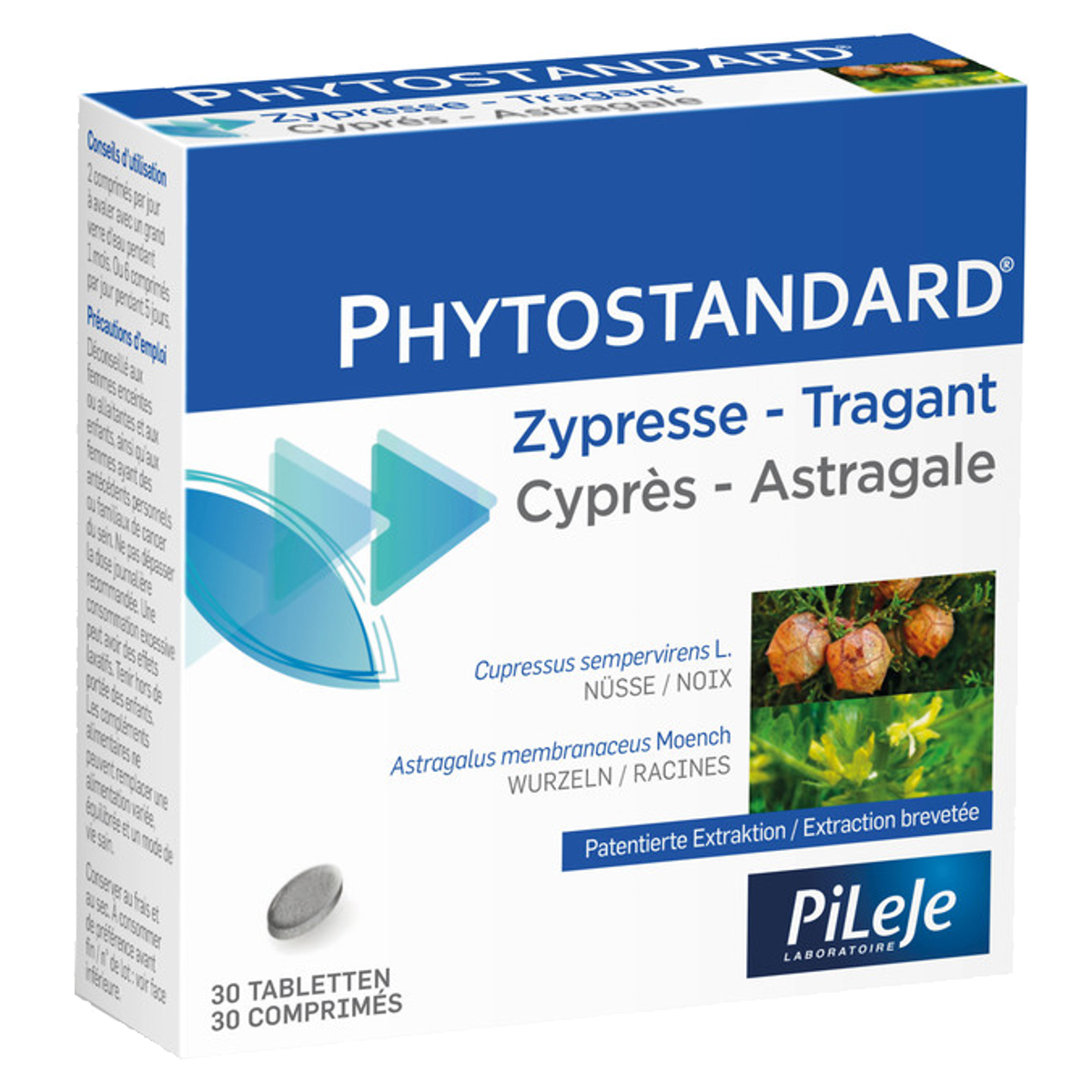 Phytostandard Zypresse-Tragant Tabletten Blister 30 Stück Phytostandard Zypresse-Tragant Tabletten Blister 30 Stück
