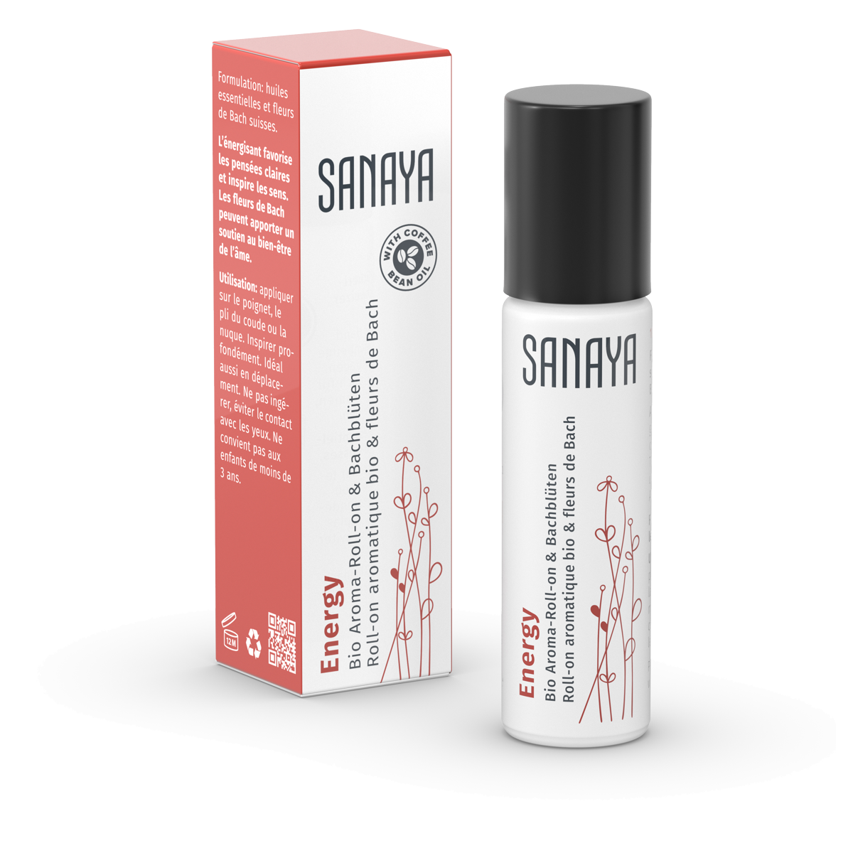 Sanaya Aroma & Bachblüten Roll on Energy Bio 10 ml Sanaya Aroma & Bachblüten Roll on Energy Bio 10 ml