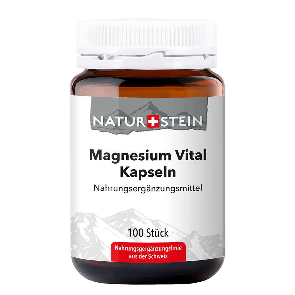 Naturstein Magnesium Vital Kapseln 100 Stück Naturstein Magnesium Vital Kapseln 100 Stück