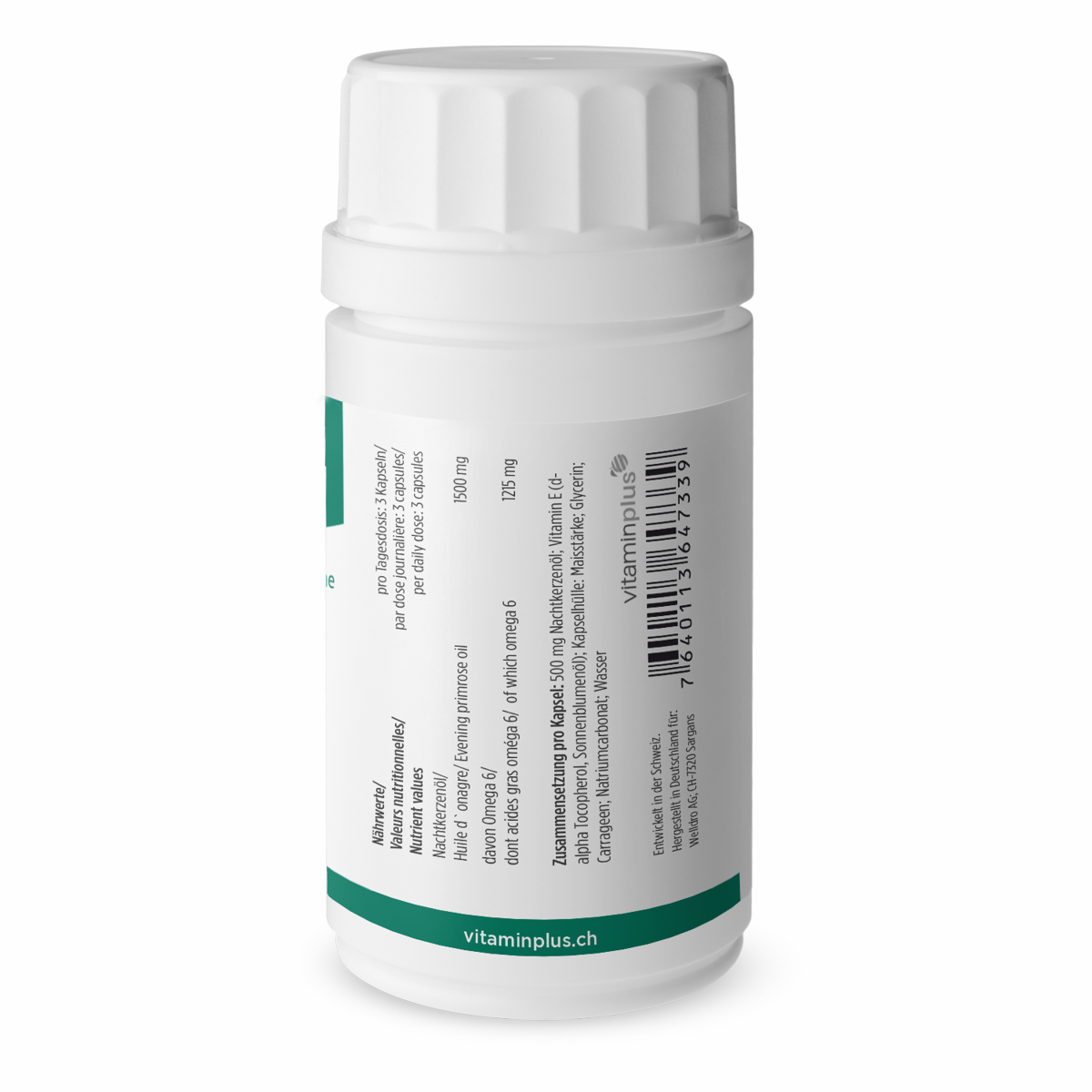 Vitaminplus Nachtkerzenöl Kapseln 500 mg 90 Stück Vitaminplus Nachtkerzenöl Kapseln 500 mg 90 Stück