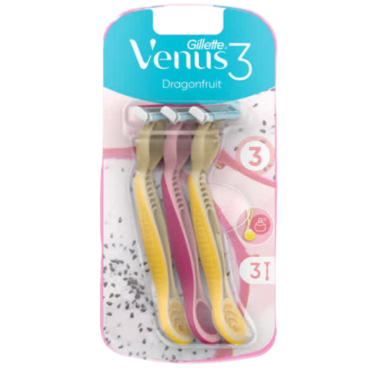Gillette Venus Einwegrasierer Dragonfruit 3 Stück