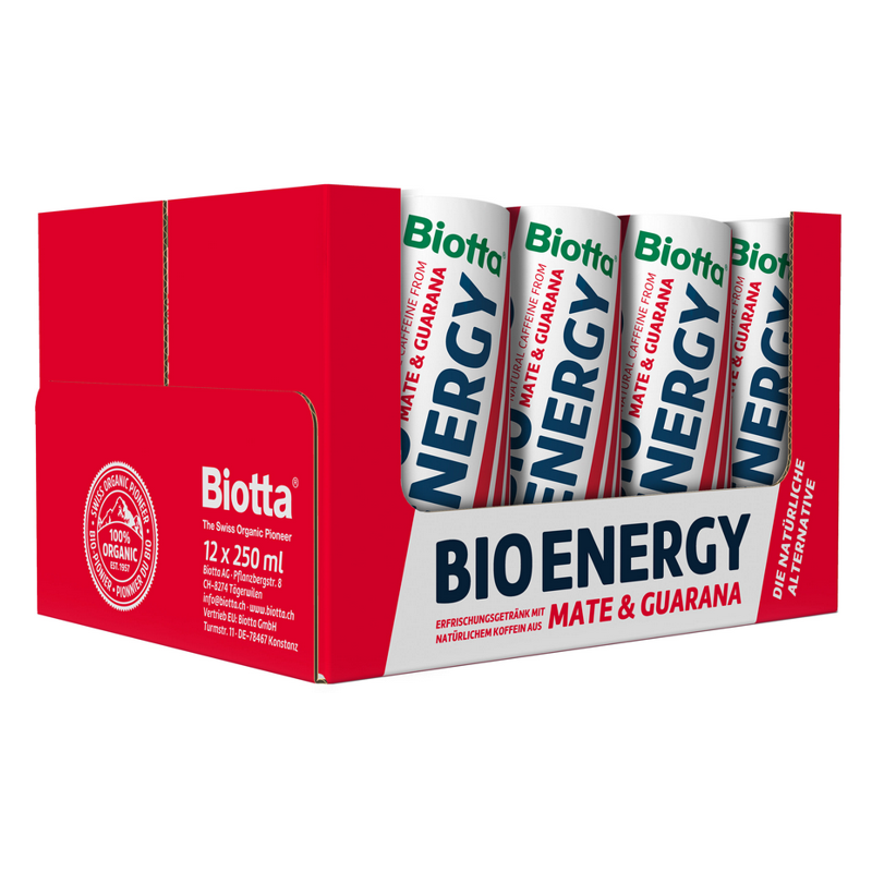 Biotta Bio Energy Drink 12 Dosen 2.5 dl