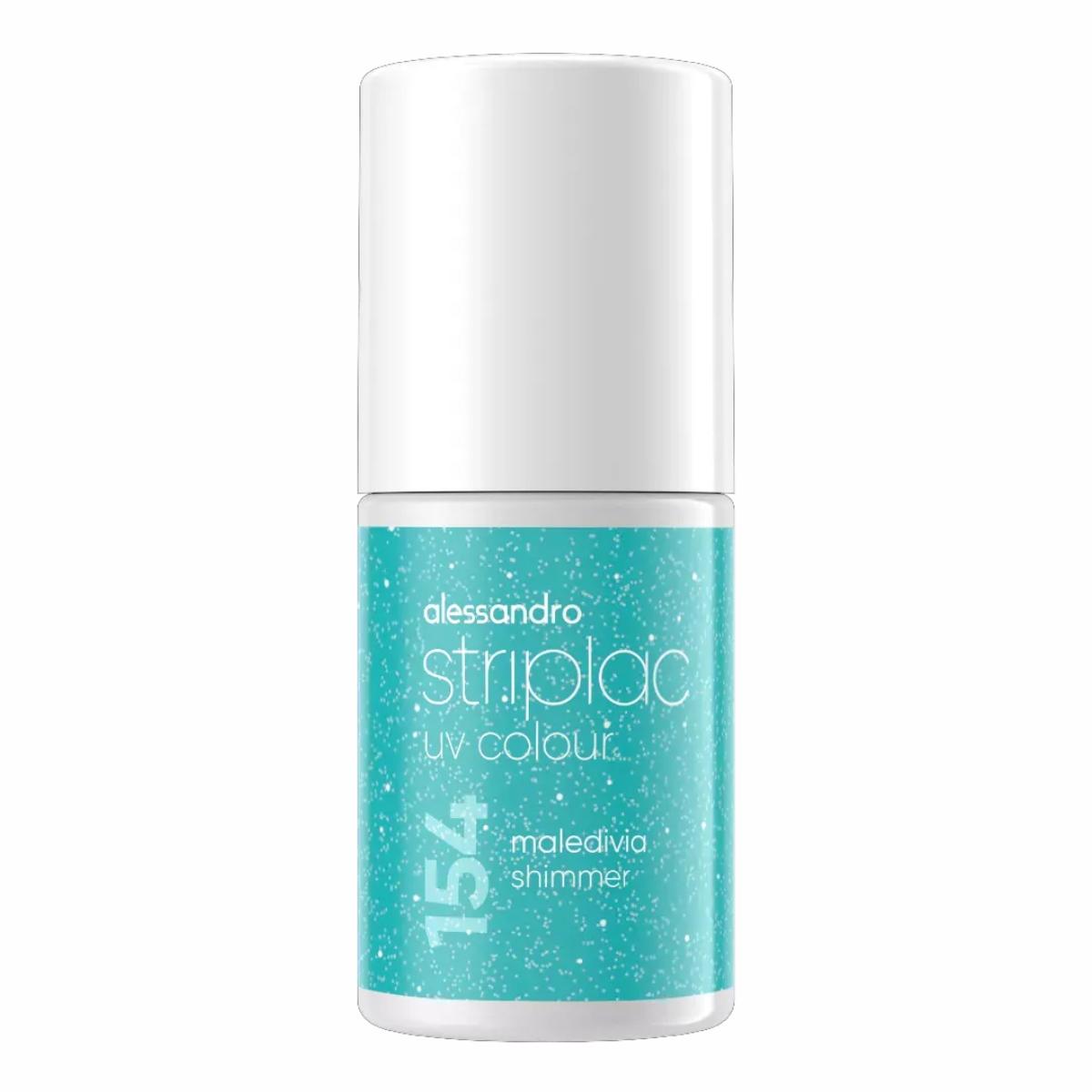 Image of Alessandro Striplac UV Colour 154 Malediva Shimmer 6.5 ml