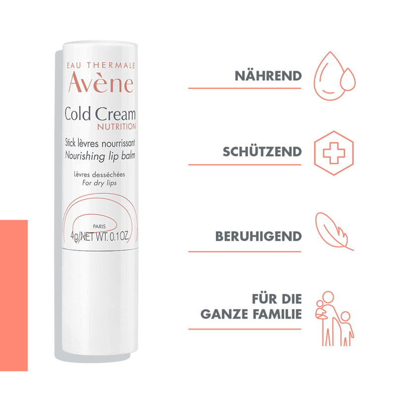 Avène Cold Cream Nutrition Lippenpflegestift 4 g Avène Cold Cream Nutrition Lippenpflegestift 4 g