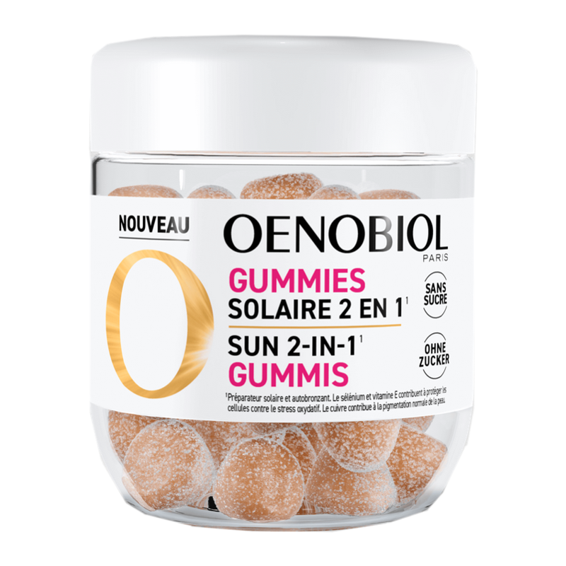 OENOBIOL Sun 2 in 1 Gummis 60 Stück OENOBIOL Sun 2 in 1 Gummis 60 Stück