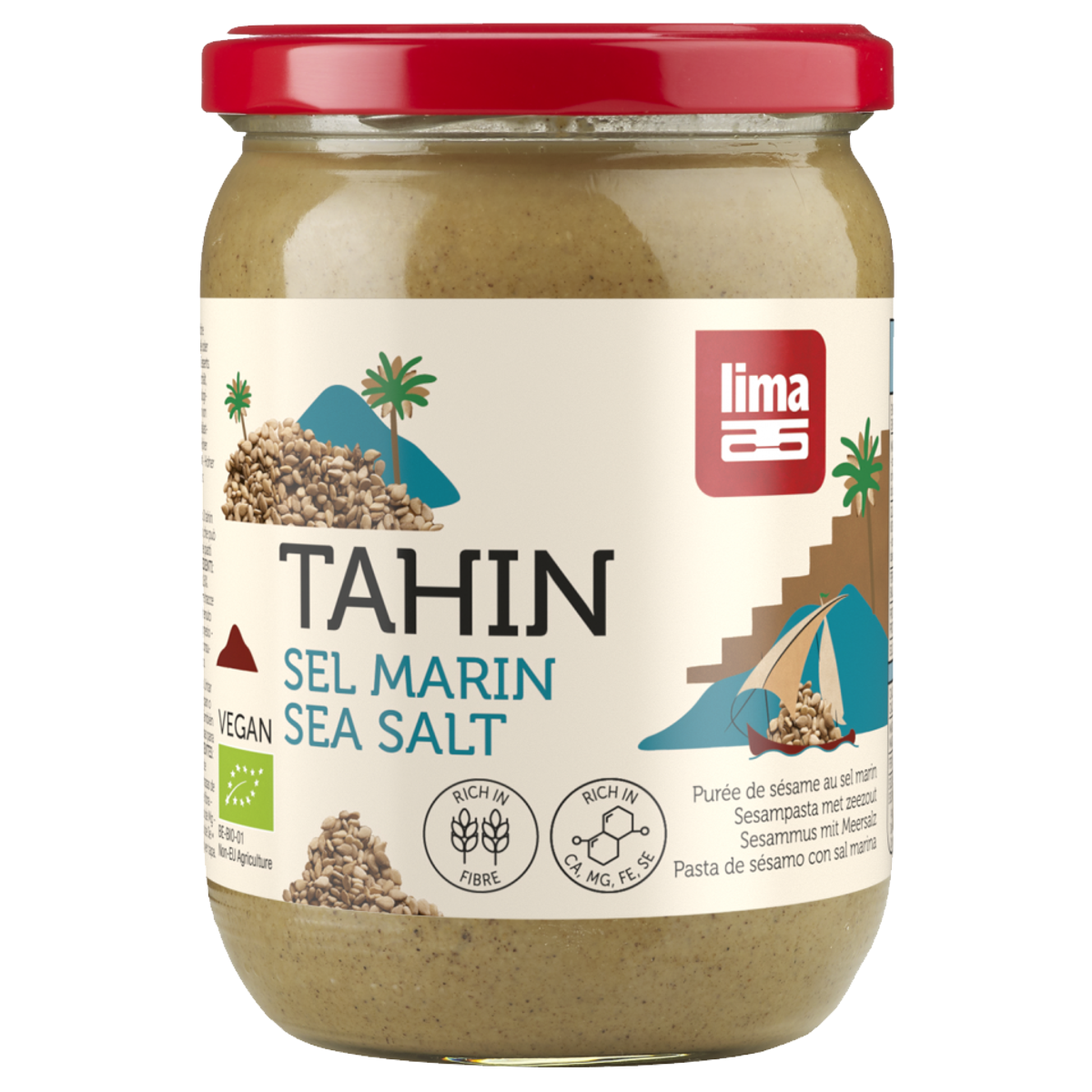 Lima Tahin mit Salz Glas 500 g Lima Tahin mit Salz Glas 500 g