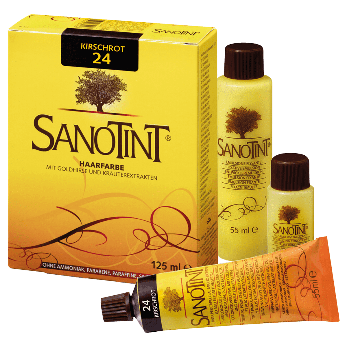 Sanotint Haarfarbe 24 kirschrot