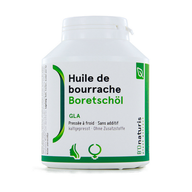 Bionaturis Borretschöl Kapseln 500 mg 180 Stück Bionaturis Borretschöl Kapseln 500 mg 180 Stück