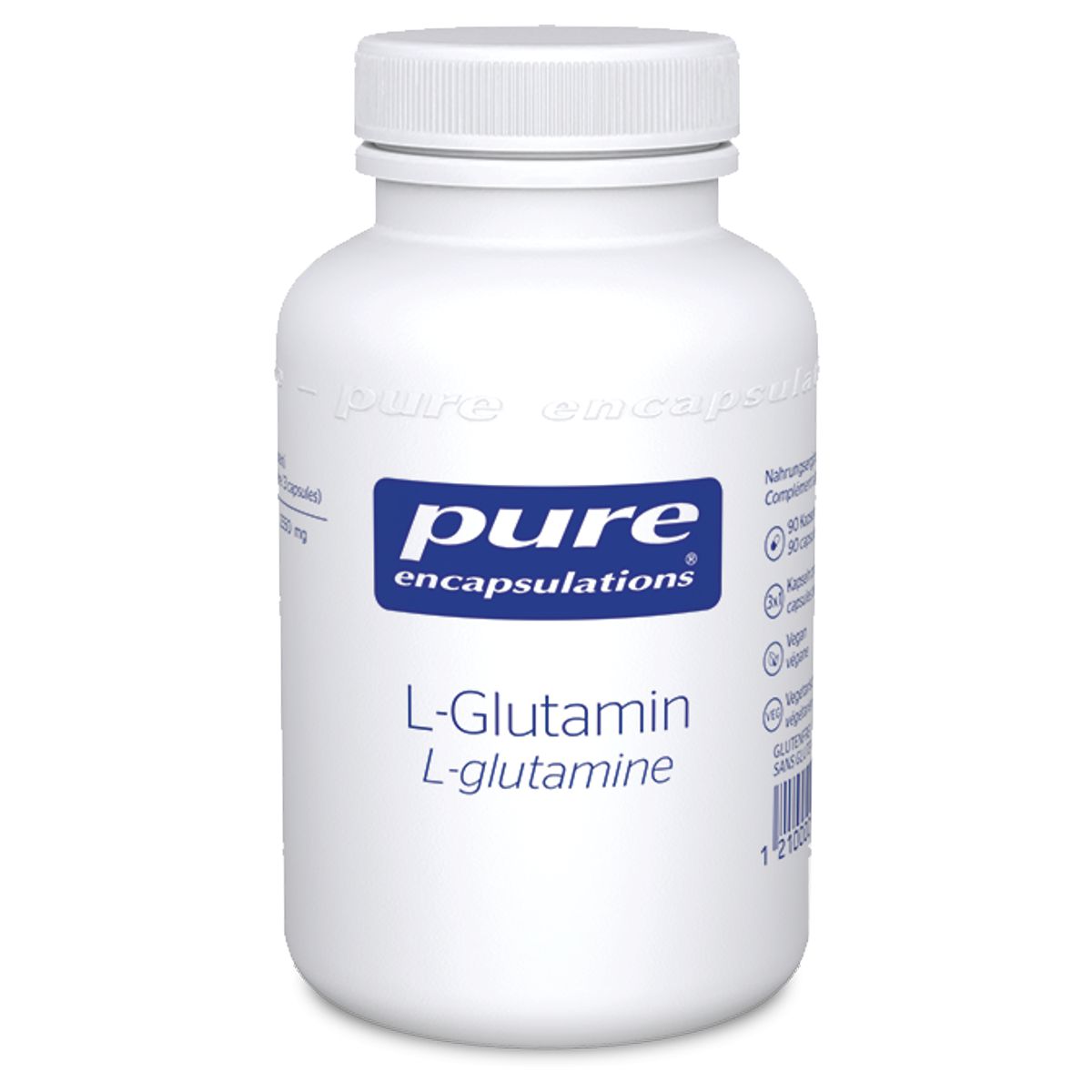 Pure L-Glutamin Kapseln 850 mg Dose 90 Stück Pure L-Glutamin Kapseln 850 mg Dose 90 Stück