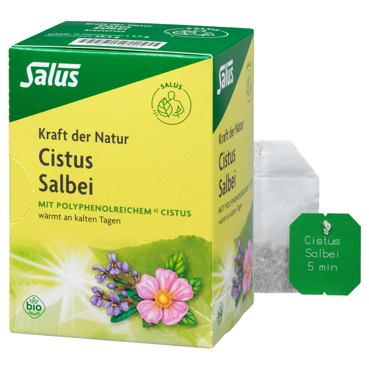 Salus Tee Cistus Salbei Bio Beutel 15 Stück Salus Tee Cistus Salbei Bio Beutel 15 Stück