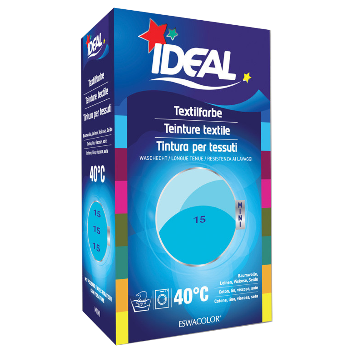 IDEAL MINI Baumwolle Color No15 türkis