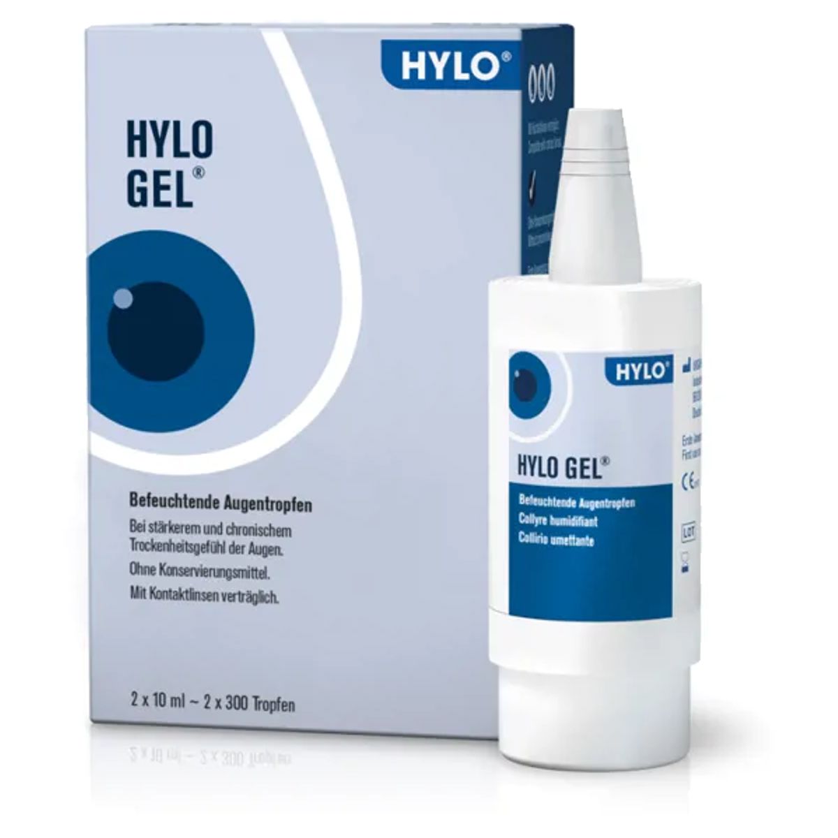 Hylo-Gel Gtt Opht 0.2 % 2 x 10 ml Hylo-Gel Gtt Opht 0.2 % 2 x 10 ml