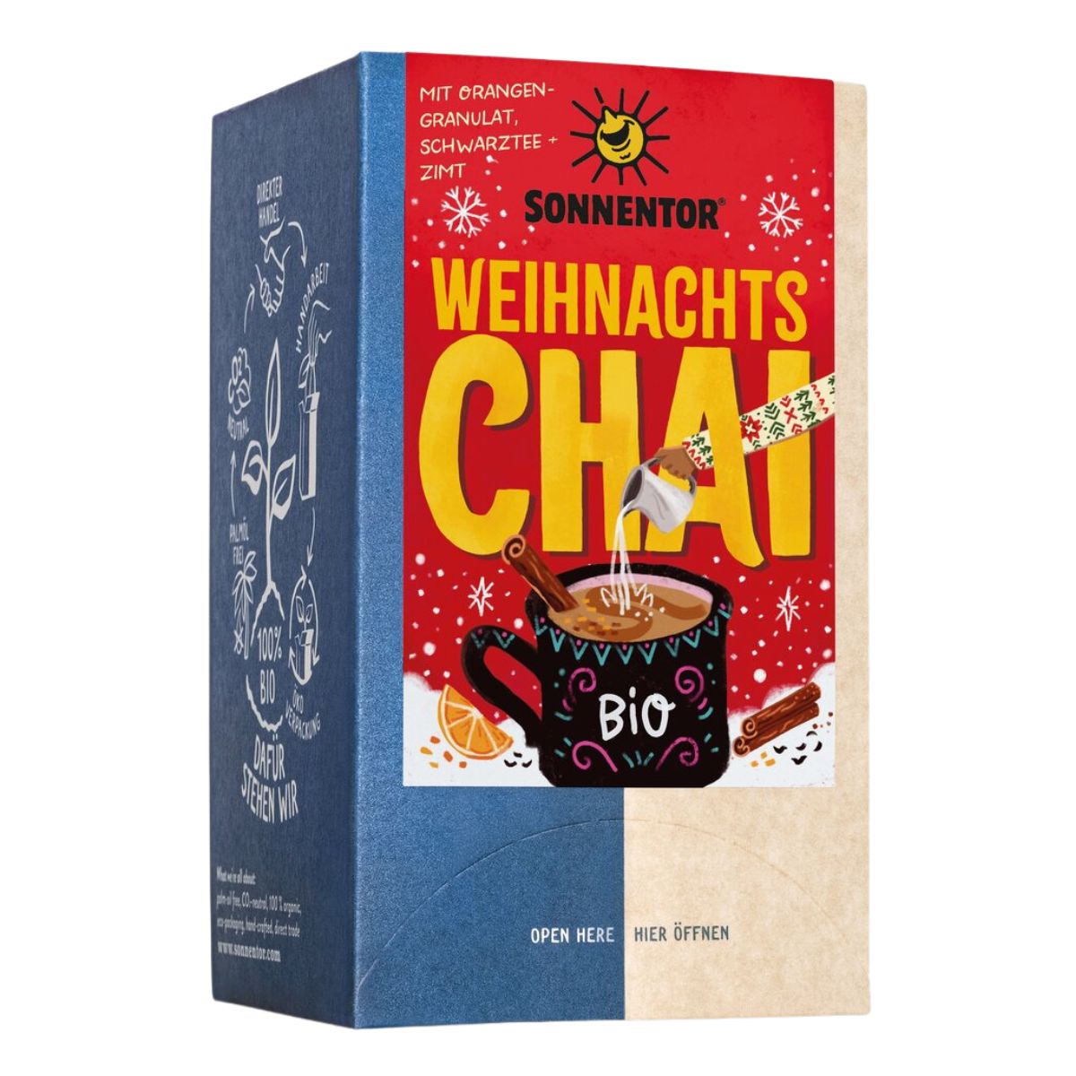 Sonnentor Weihnachts Chai Tee Bio Beutel 18 Stück