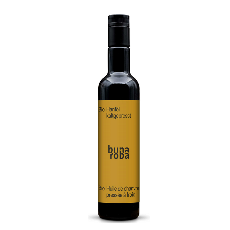 Bunaroba Hanf Öl kaltgepresst Flasche 500 ml Bunaroba Hanf Öl kaltgepresst Flasche 500 ml