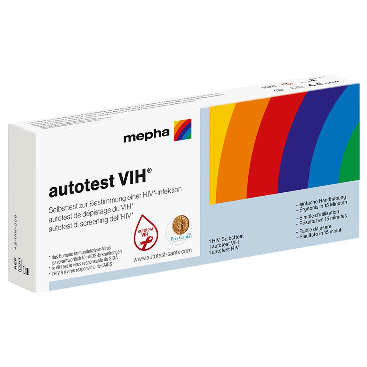Mepha Autotest VIH | HIV-Infektion Selbst-Test Mepha Autotest VIH | HIV-Infektion Selbst-Test