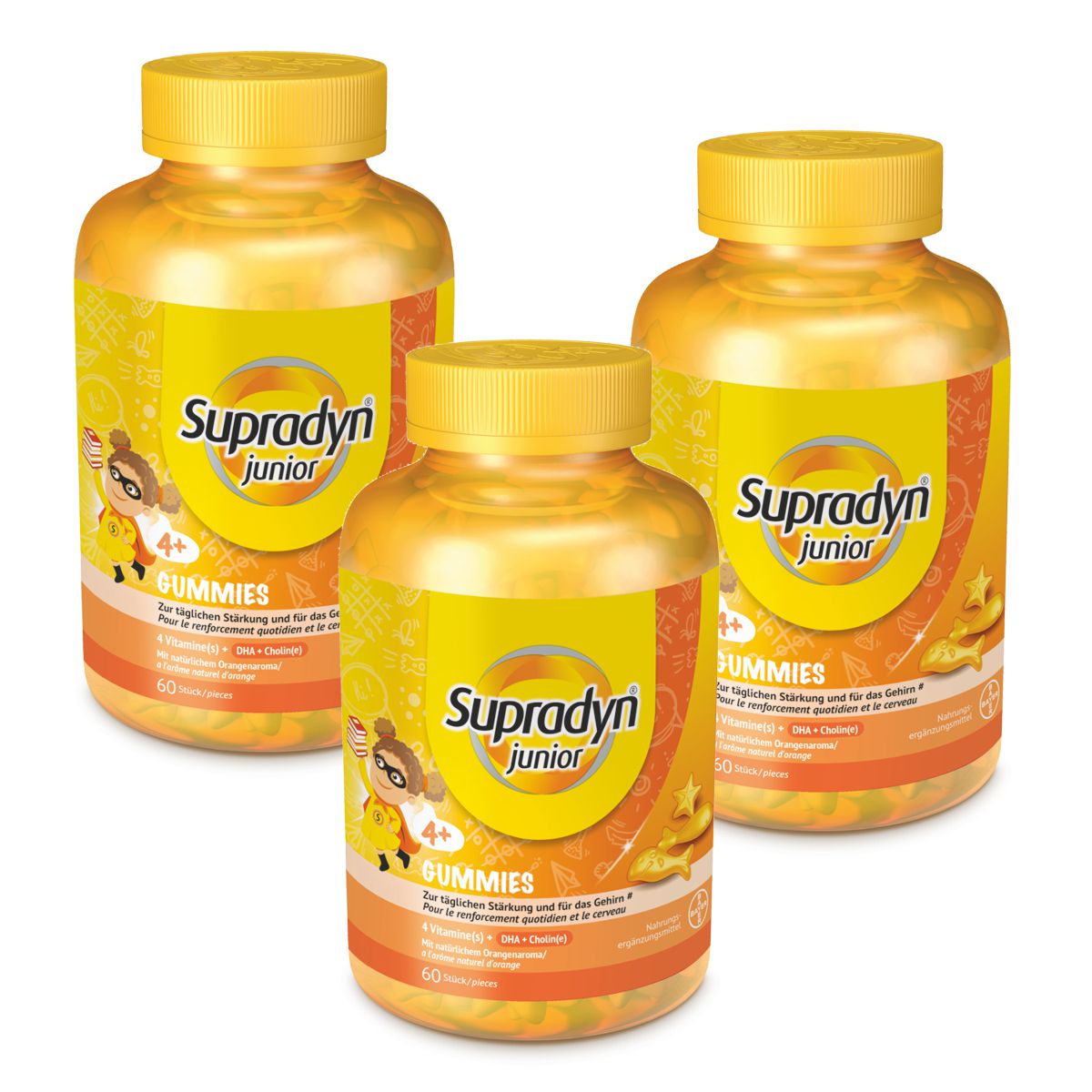 Supradyn junior Gummies Dose 3x 60 Stück Supradyn junior Gummies Dose 3x 60 Stück