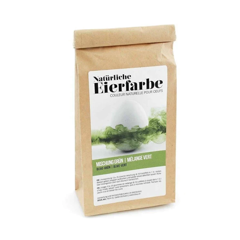 Dixa Eierfarbe Mischung grün geschnitten 25g Dixa Eierfarbe Mischung grün geschnitten 25g