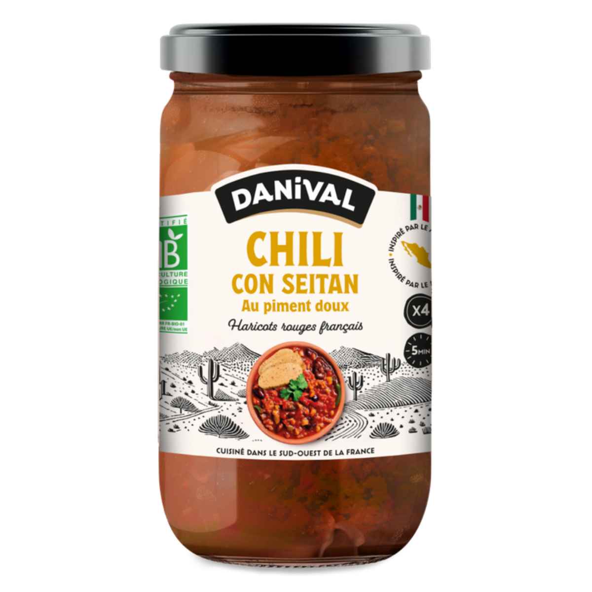 Danival Chili con Seitan 630 g