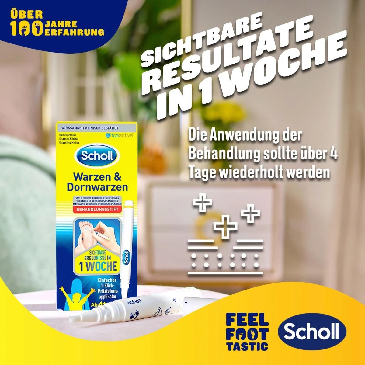 Scholl Warzen + Dornwarzen Behandlungsstift 2 g Scholl Warzen + Dornwarzen Behandlungsstift 2 g
