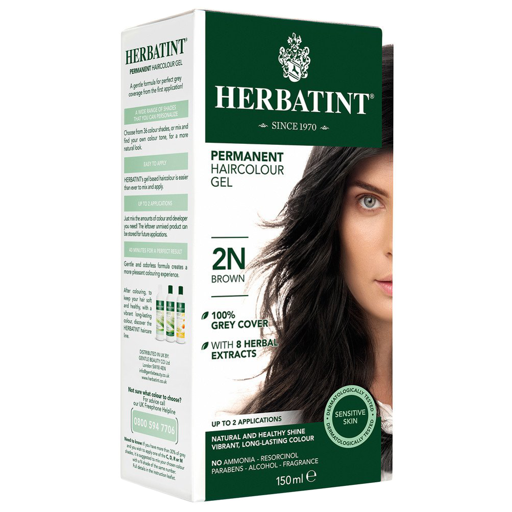 HERBATINT Haarfärbegel 2N Braun Fl 150 ml
