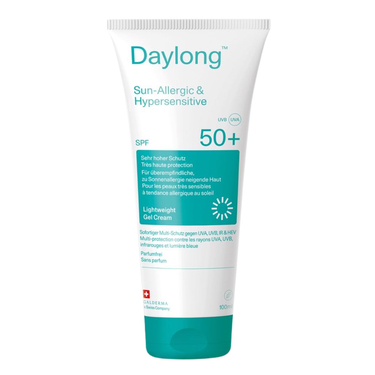 Daylong Sun Allergic & Hypersensitive Lightweight Gel Creme SPF 50+ 100 ml