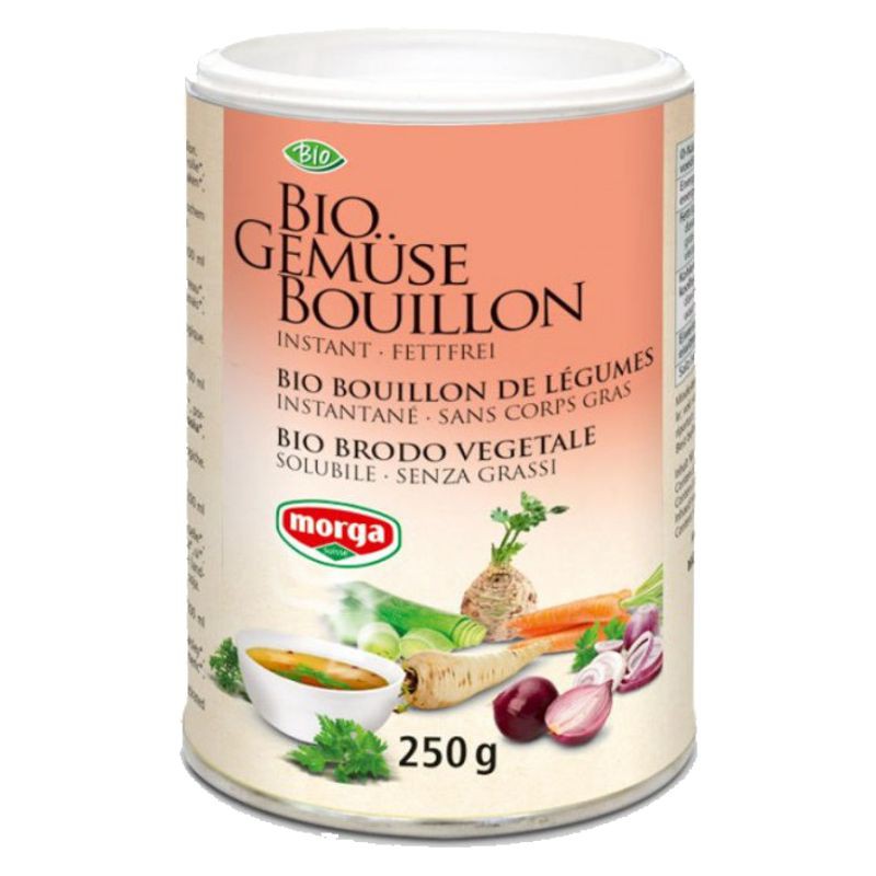 MORGA Bio Gemüse Bouillon Instant fettfrei 250 g MORGA Bio Gemüse Bouillon Instant fettfrei 250 g