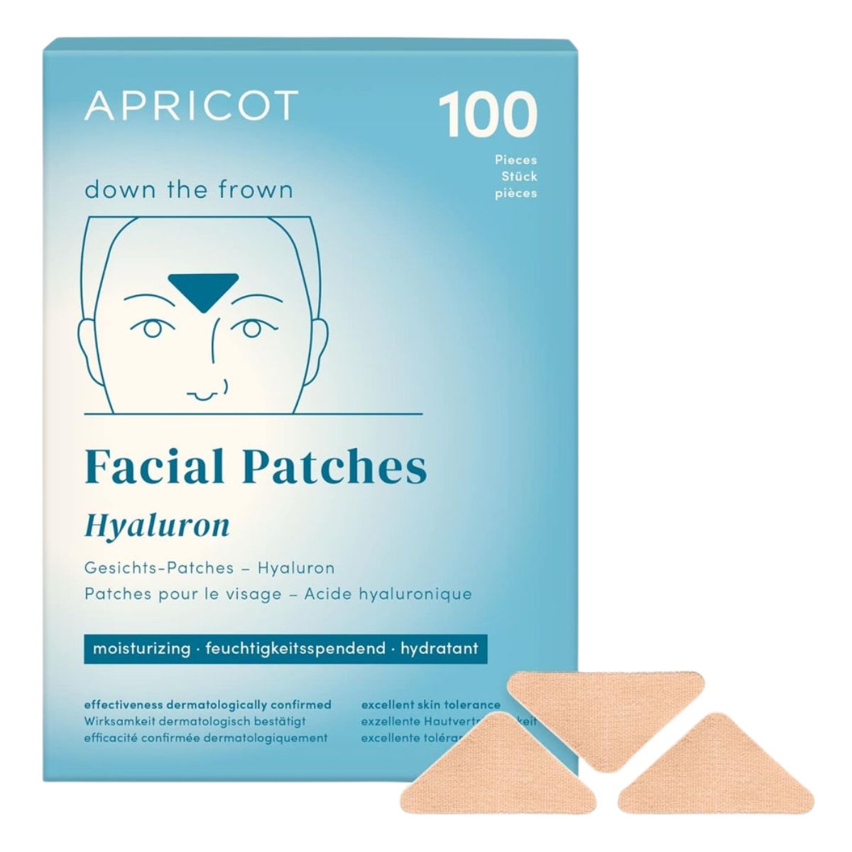 Apricot Gesichtspatches Anti-Falten 100 Stück