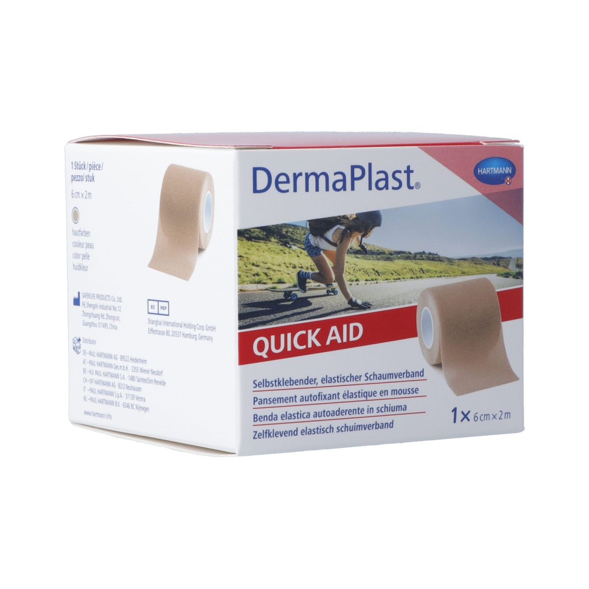 DERMAPLAST QuickAid 6cmx2m hautfarbig DERMAPLAST QuickAid 6cmx2m hautfarbig