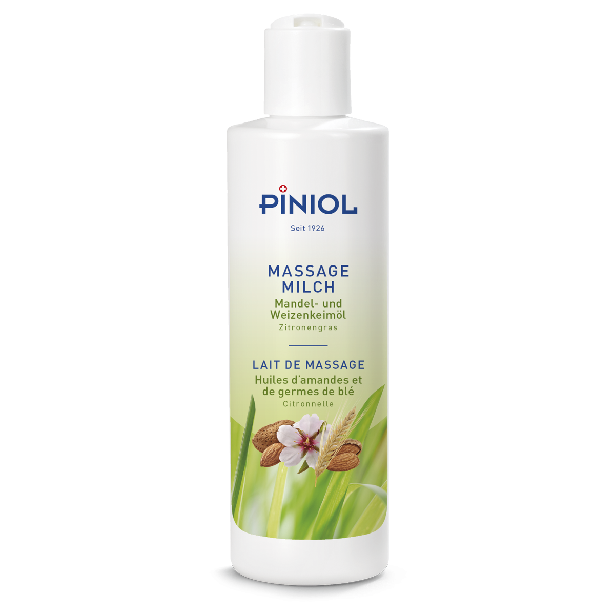 Image of Piniol Massagemilch Zitronengras ohne Paraffin 250 ml
