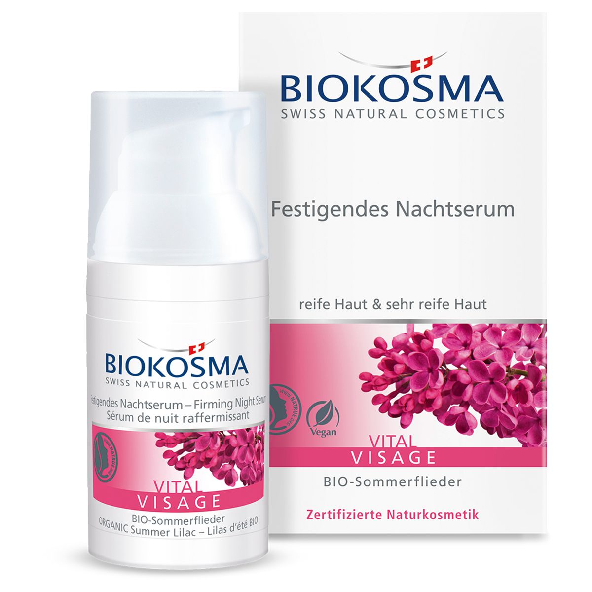 BIOKOSMA Vital Visage Festigendes Nachtserum 30 ml