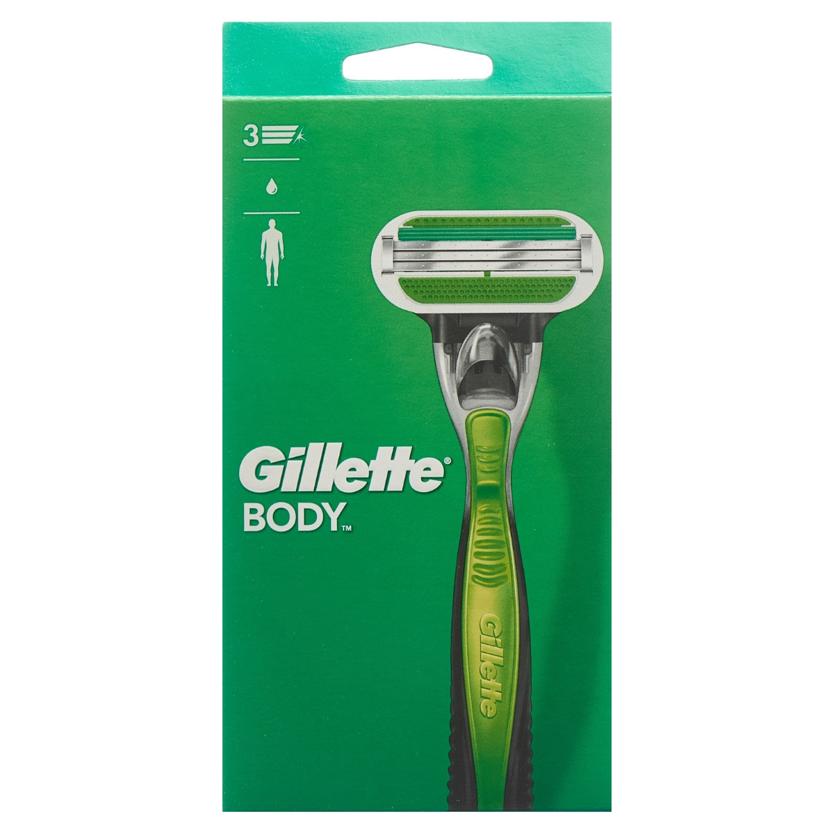 Gillette Body Rasierapparat mit 1 Klinge