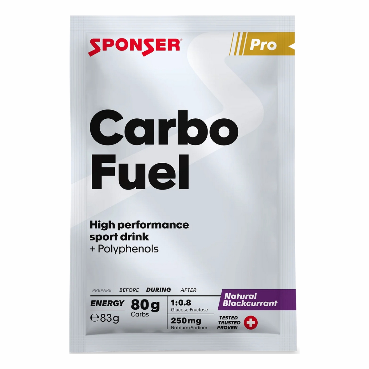 Sponser Carbo Fuel Pulver Natural Blackcurrant 83 g