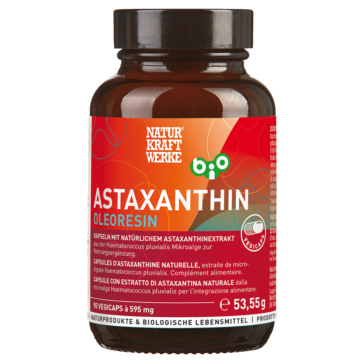 Naturkraftwerke Astaxanthin Vegicaps Bio 90 Stück Naturkraftwerke Astaxanthin Vegicaps Bio 90 Stück