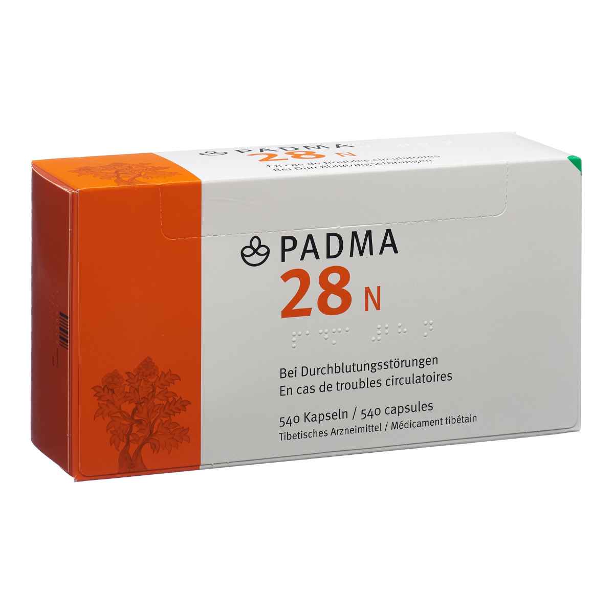 Padma 28 N Gélules 540 pièces