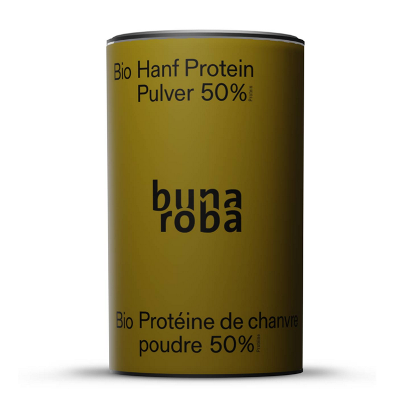 Bunaroba Hanf Protein Pulver Dose 500 g Bunaroba Hanf Protein Pulver Dose 500 g