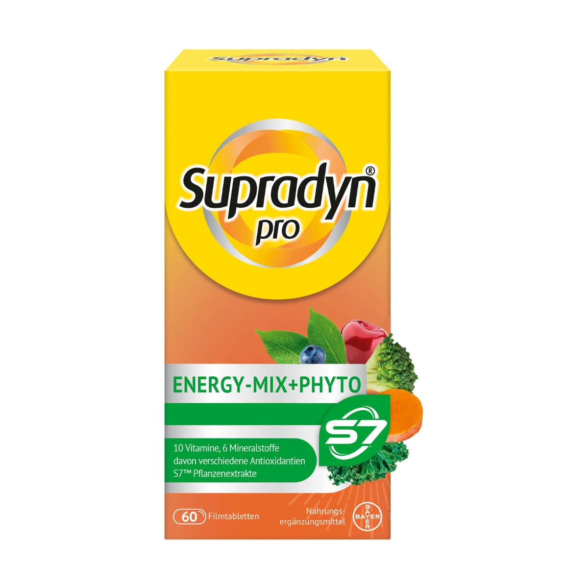 Supradyn pro energy-complex Phyto comprimés pelliculés 60 pièces Supradyn pro energy-complex Phyto comprimés pelliculés 60 pièces